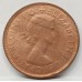 AUSTRALIA 1962 . HALF 1/2  PENNY . ERROR . WEAK STRIKE ON LEGENDS
